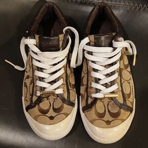 Coach Women's Francesca Sneakers With Logo Size 8